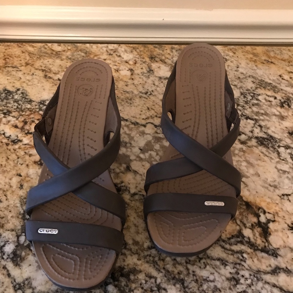 Check this out crocs heels size 9